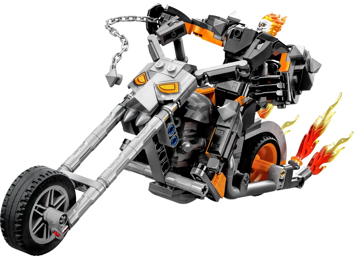 LEGO Призрачный гонщик: мех и мотоцикл 76245, деталей 264 шт