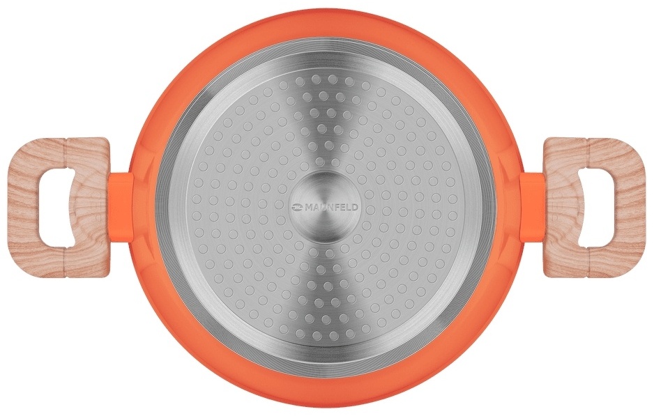 MAUNFELD кастрюля MCS22FA06CL алюминий 2.2 л