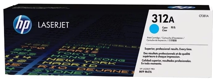 HP CF381A голубой