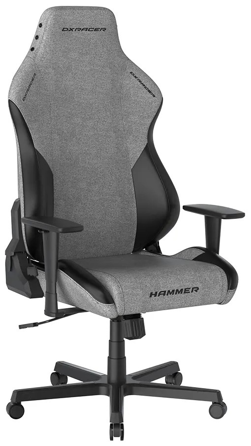 Игровое кресло DXRacer Hammer GC/LHE23FBCLTA/GN, белый, черный