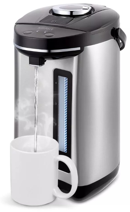 Термопот Kitfort КТ-2512 стальной, черный