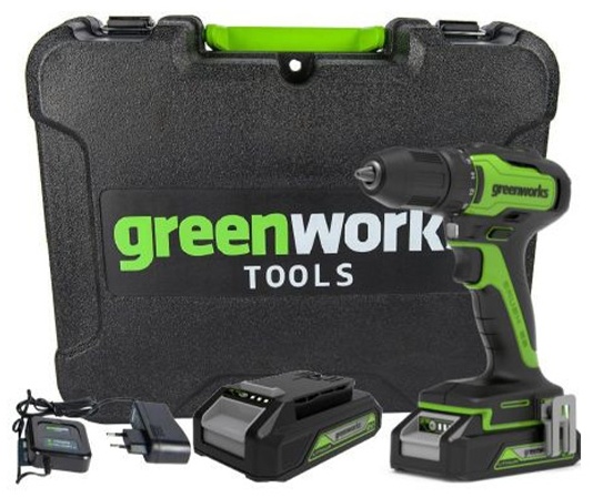 Greenworks дрель-шуруповерт GD24DD35K2 (3704007UA)