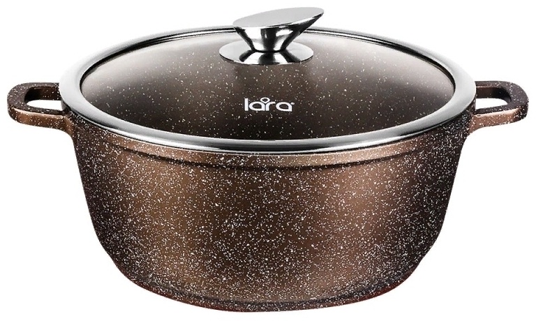 LARA кастрюля Rio Choco LR02-201 алюминий 1.3 л