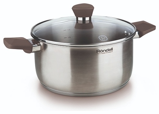 Rondell кастрюля Strike RDS-715 сталь 4.8 л