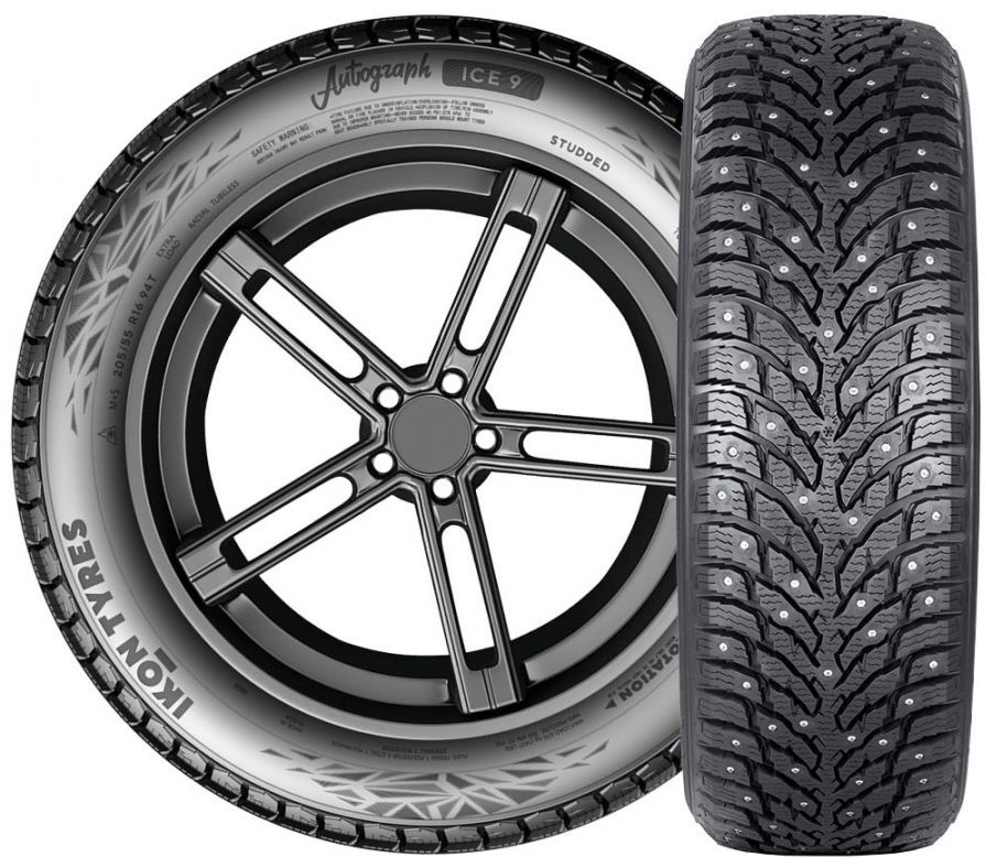 Ikon Tyres(Nokian) Autograph Ice 9 SUV 235/55 R20 102 T с шипами