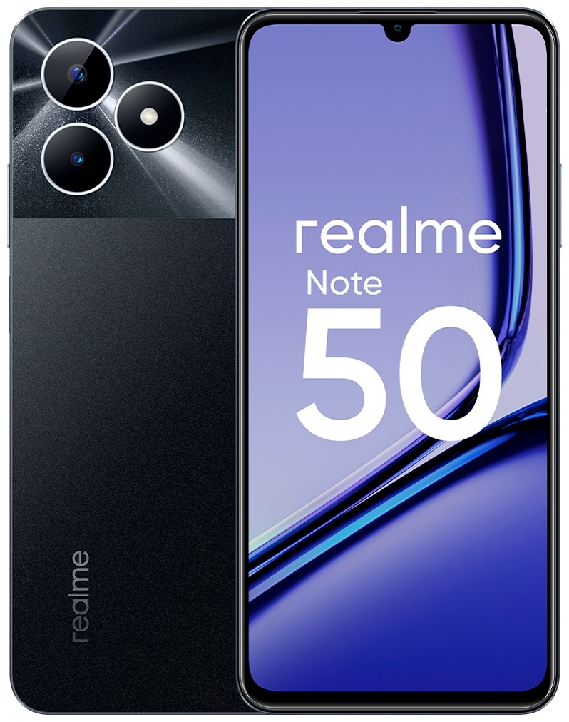 Смартфон Realme Note 50 RMX3834 4/256GB полуночный черный