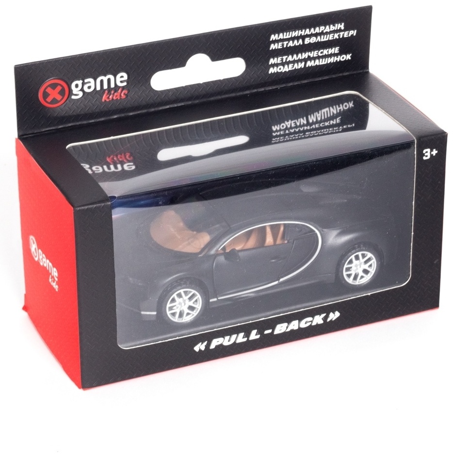 Металлическая машинка X-Game 64100MB, черная