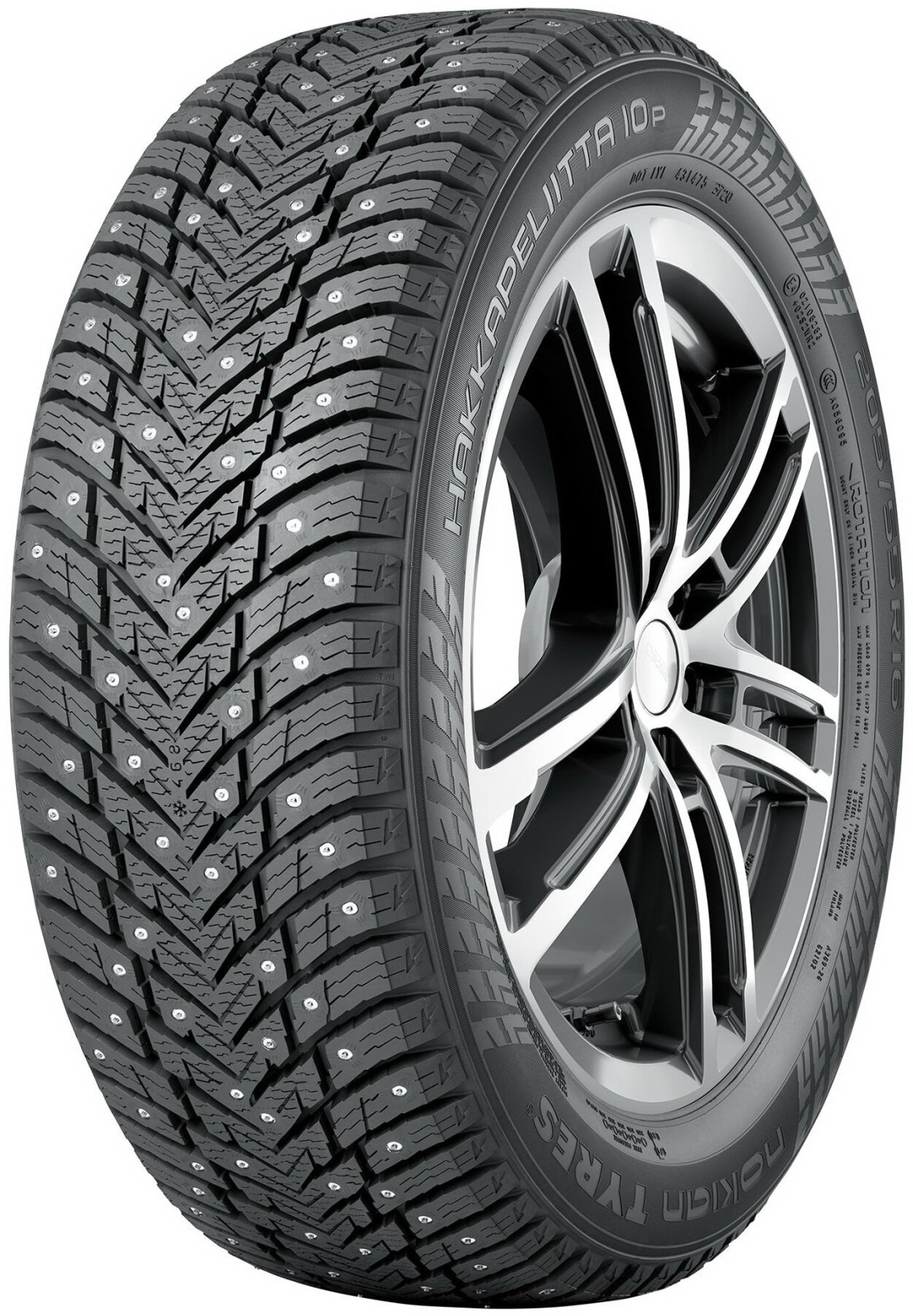 Nokian Hakkapeliitta 10P SUV 285/60 R18 116T с шипами