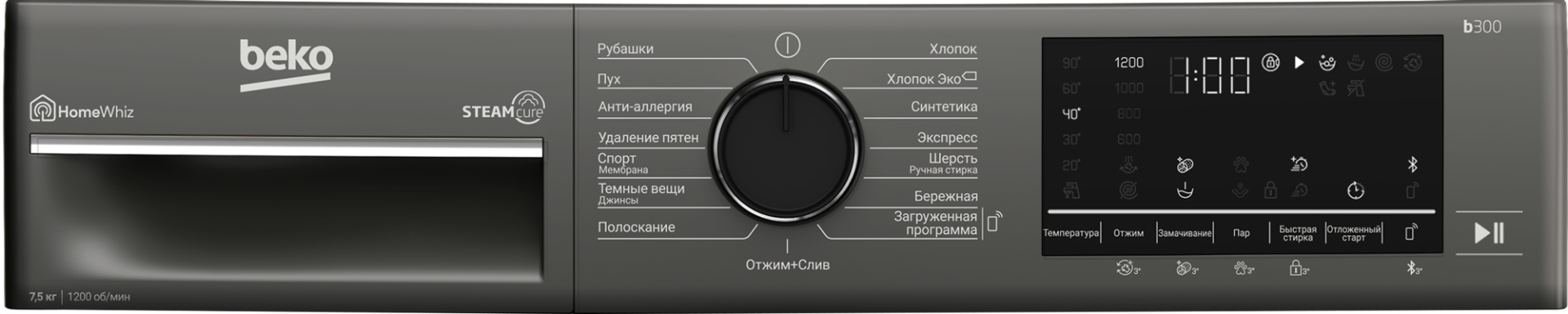 BEKO B3WFR57H2A черный