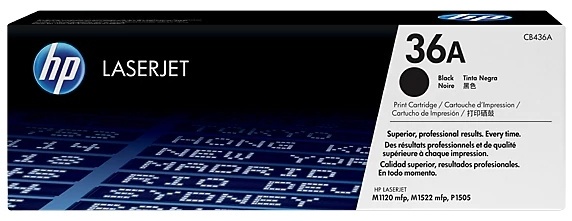 HP 36A CB436A черный