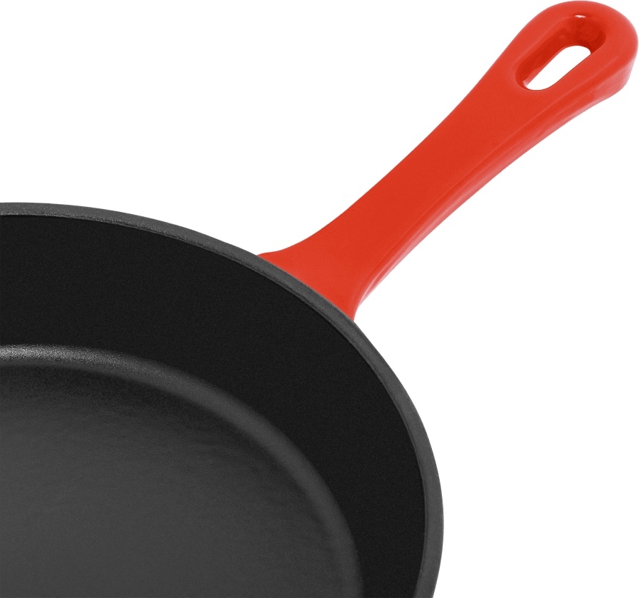 Сковорода универсальная MAUNFELD MFP24CE16R 24, чугун