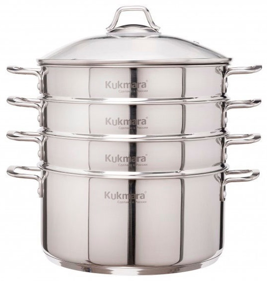Kukmara мантоварка STM602603G нержавеющая сталь 6 л