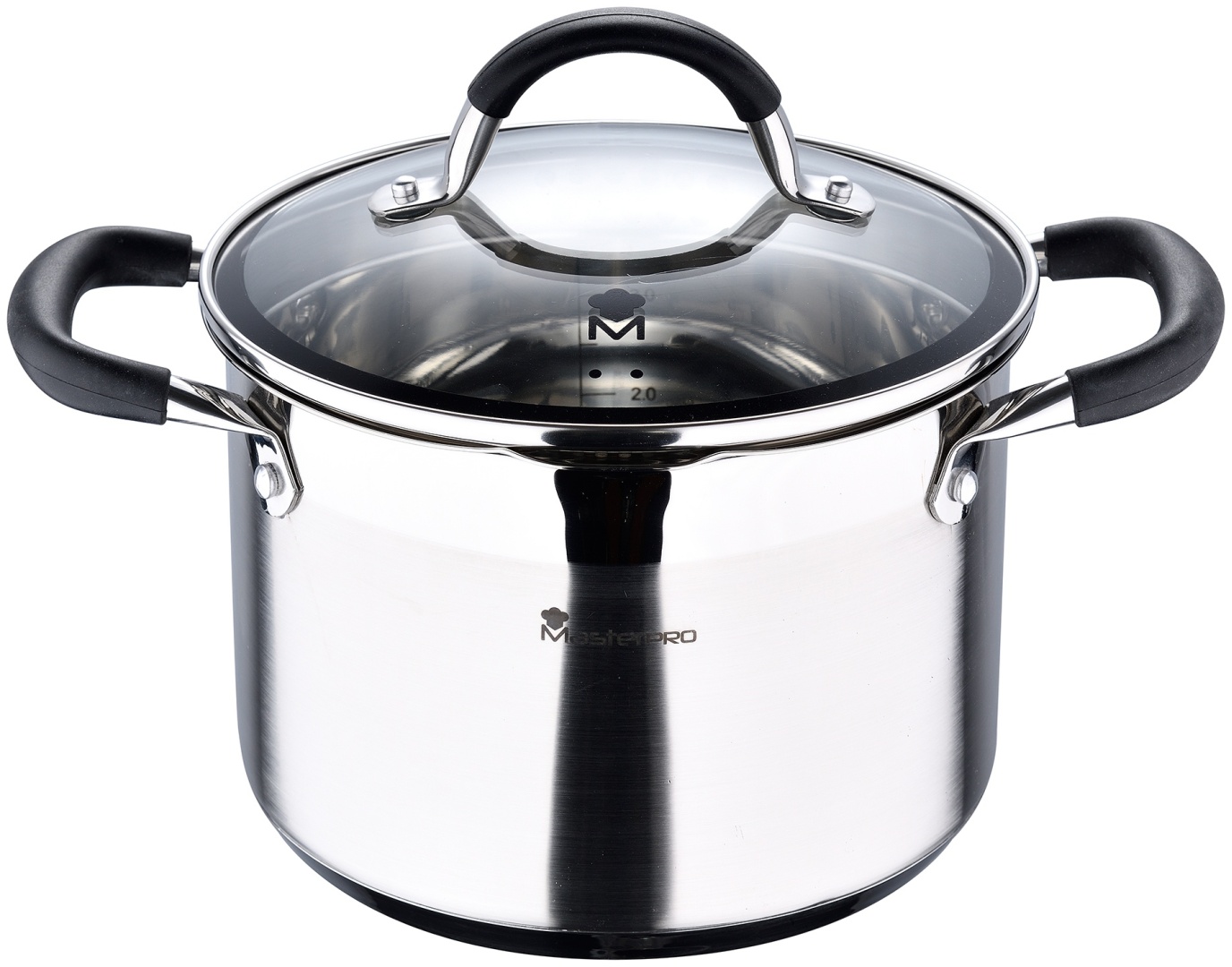 Bergner кастрюля BGMP-1505-BK нержавеющая сталь 4 л