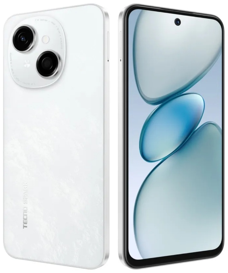 Смартфон Tecno Spark Go 1 3/64GB Glittery White