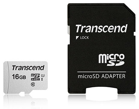 Transcend TS16GUSD300S-A 16 Гб