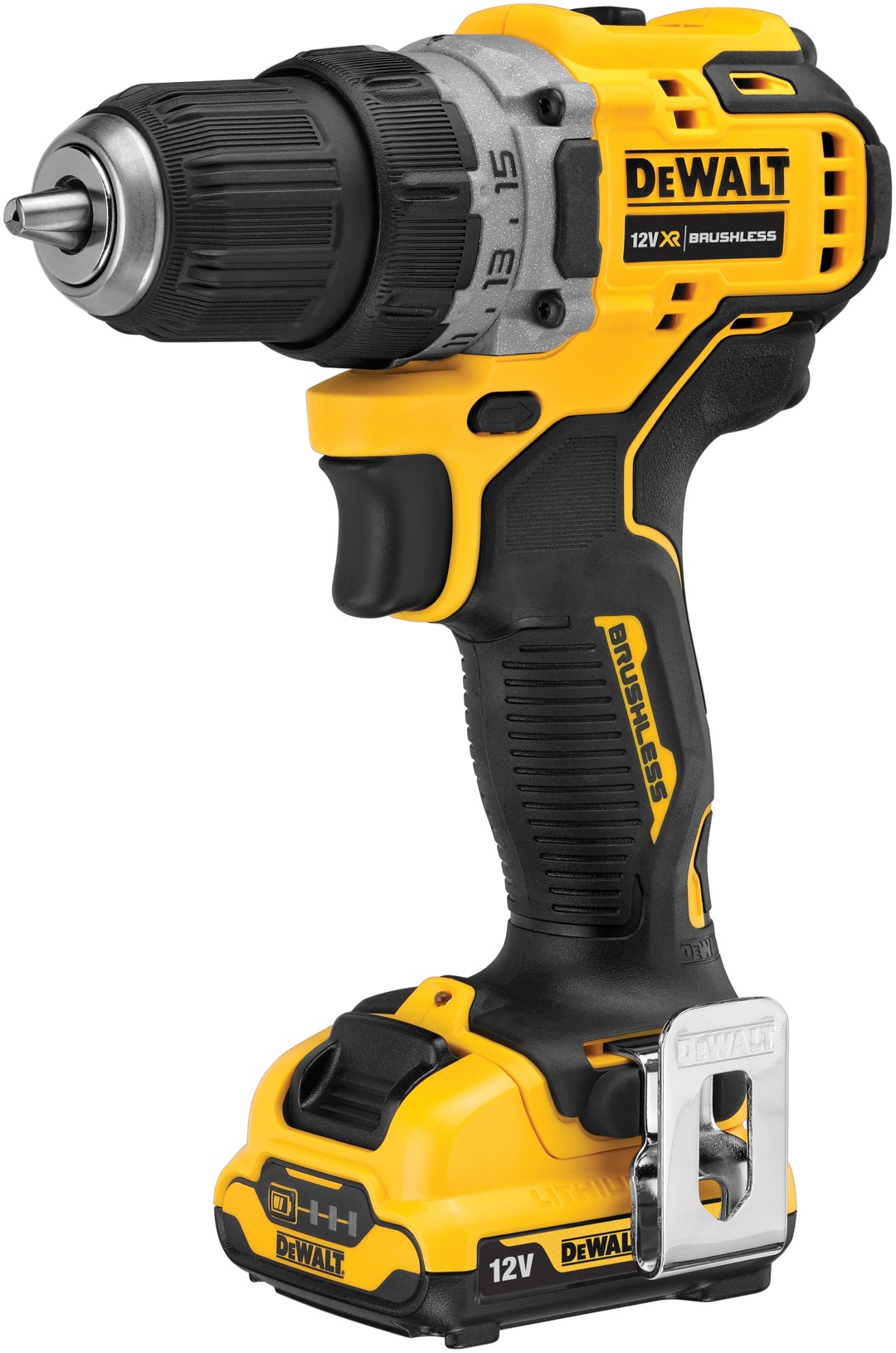 DeWALT дрель-шуруповерт DCD701D2-QW 10.8 В