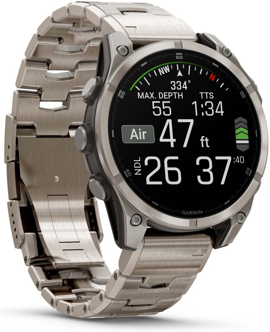 Garmin Fenix 8 47 мм серебристый-серый