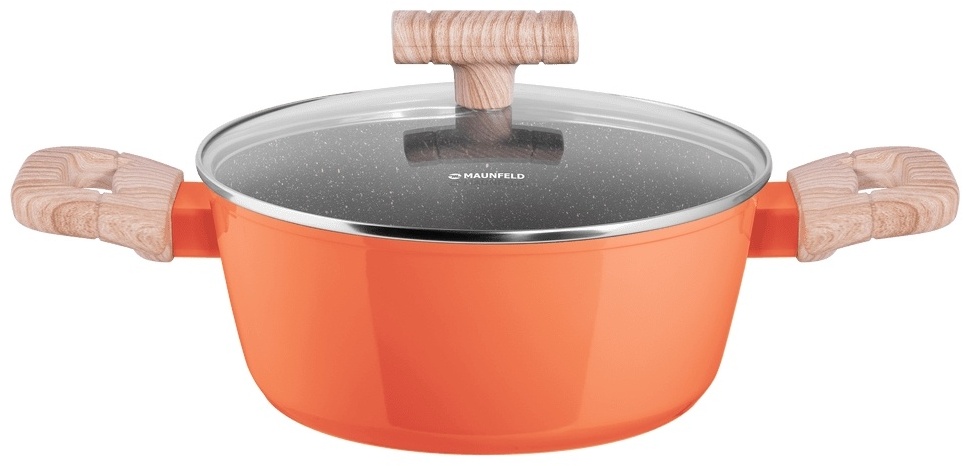 MAUNFELD кастрюля MCS22FA06CL алюминий 2.2 л