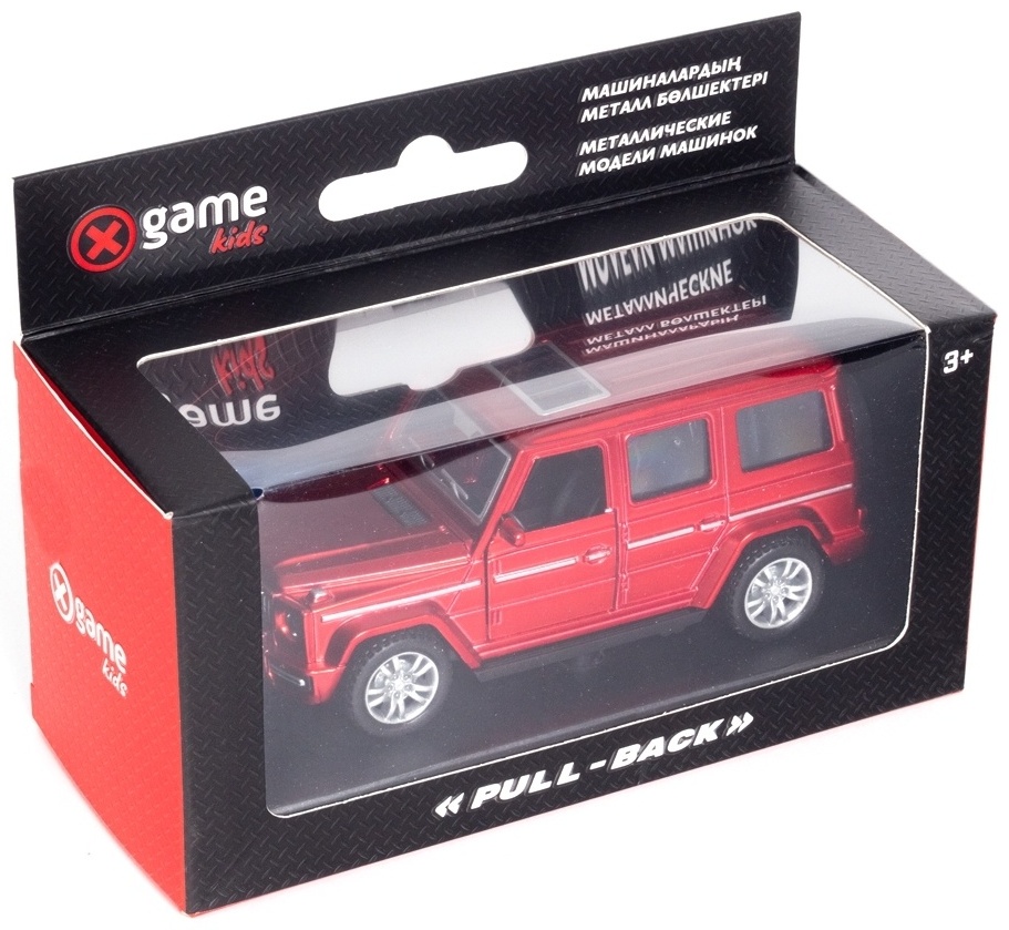 Металлическая машинка X-Game 63000MR, красная