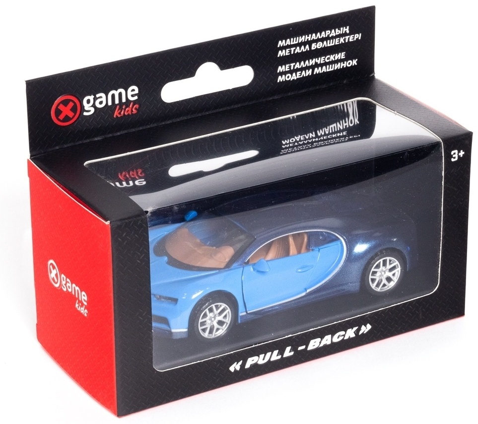 Металлическая машинка X-Game 64100BB, синяя