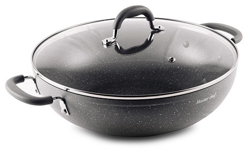 Сковорода вок ARG Master Chef WK600-1 32 см, алюминий