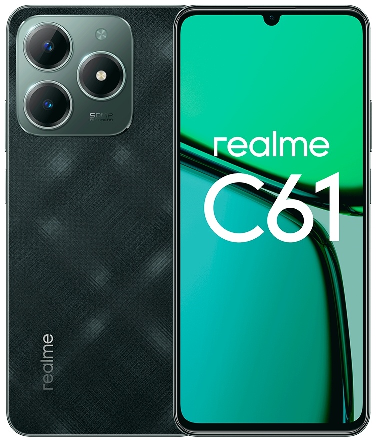 Смартфон Realme C61 8/256GB темно-зеленый