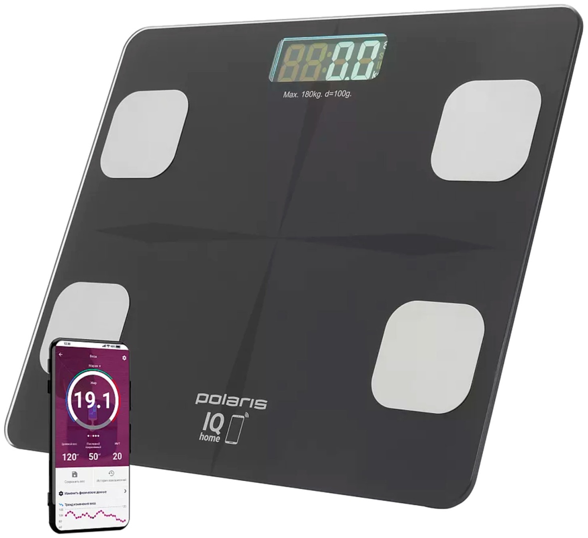 Polaris диагностические PWS-1894 IQ Home до 180 кг