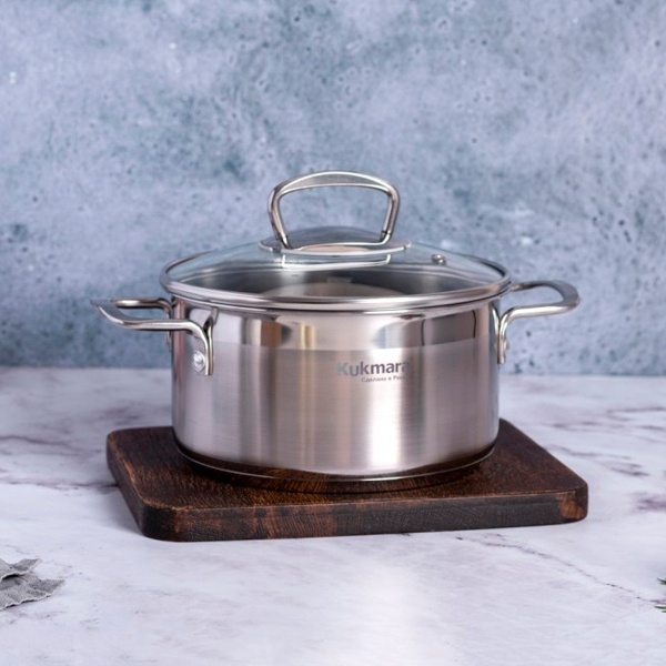 Kukmara кастрюля ORN-CA2518G алюминий 2.5 л