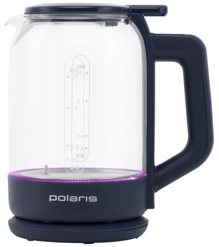 Электрочайник Polaris PWK 1720CGLD синий