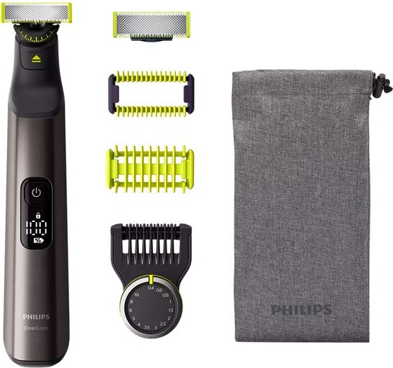 Philips триммер для бороды и усов OneBlade Pro QP6551/15...