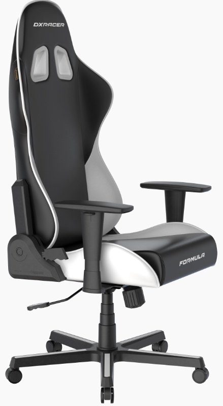 Игровое кресло DXRacer GC/XLFR23LTA/NW, черный, белый
