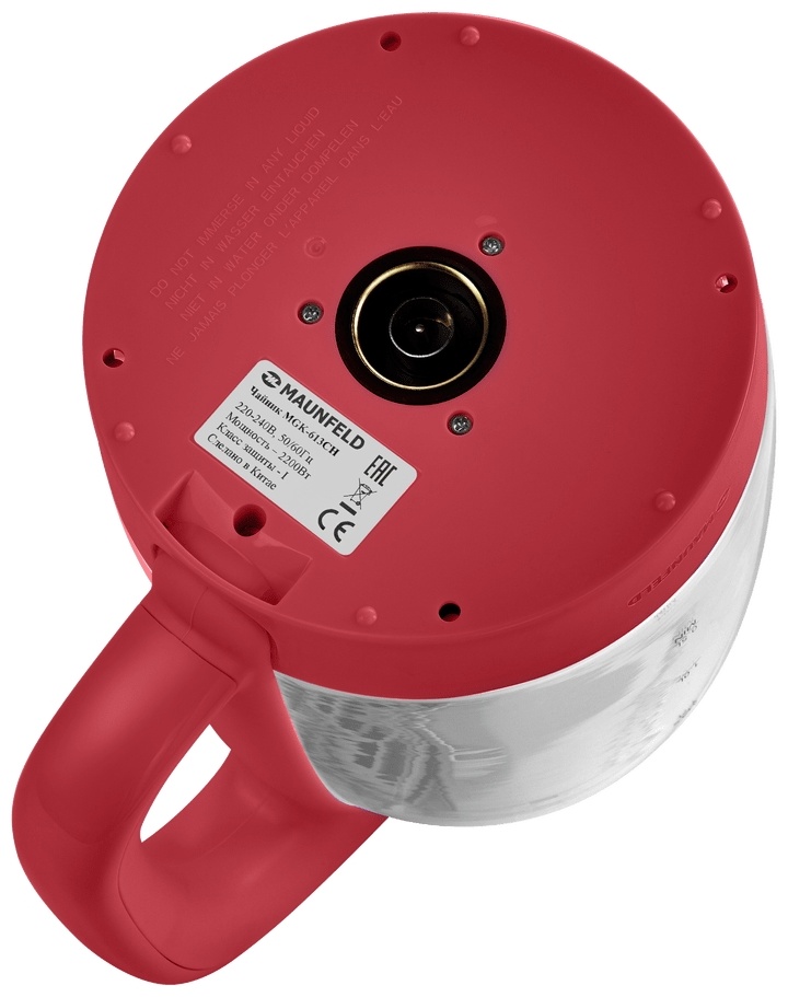 Электрочайник MAUNFELD MGK-613CH красный