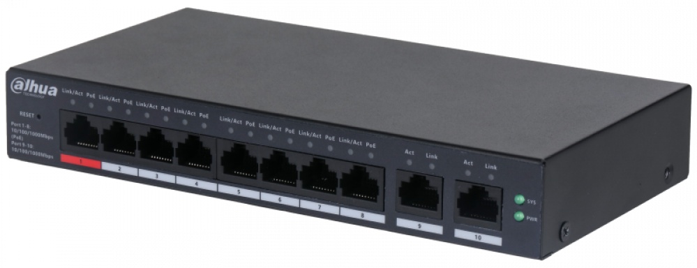 Коммутатор Dahua DH-CS4010-8GT-60