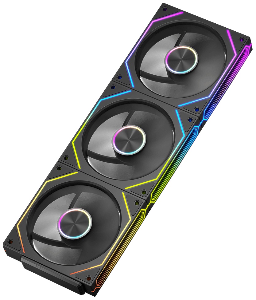 Вентилятор PCcooler F3 X120R ARGB BK 3IN1 черный