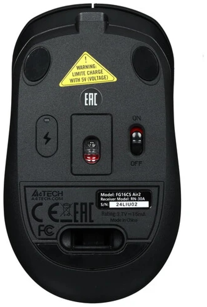 Мышь A4Tech Fstyler FG16CS Air 2 черный