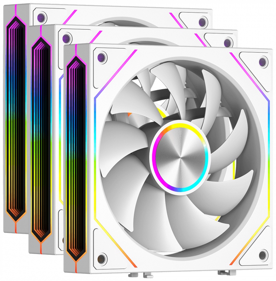 PCcooler F3 X120 ARGB WH 3IN1 белый