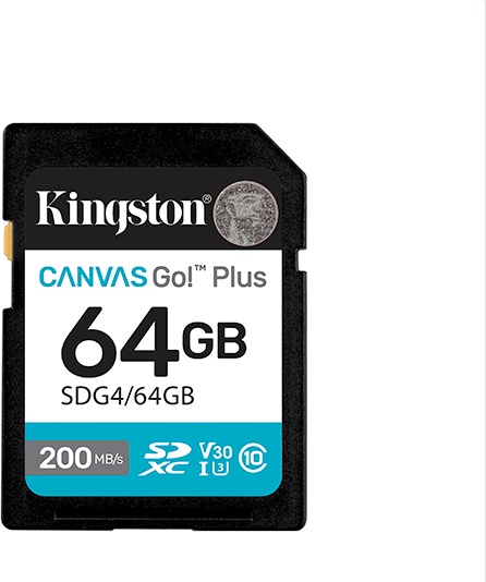 Карта памяти Kingston Secure Digital XC SDG4/64GB 64 Гб