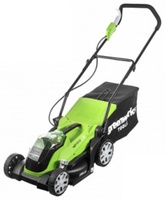 Газонокосилка колесная аккумуляторная Greenworks G40LM35K2 2501907UA