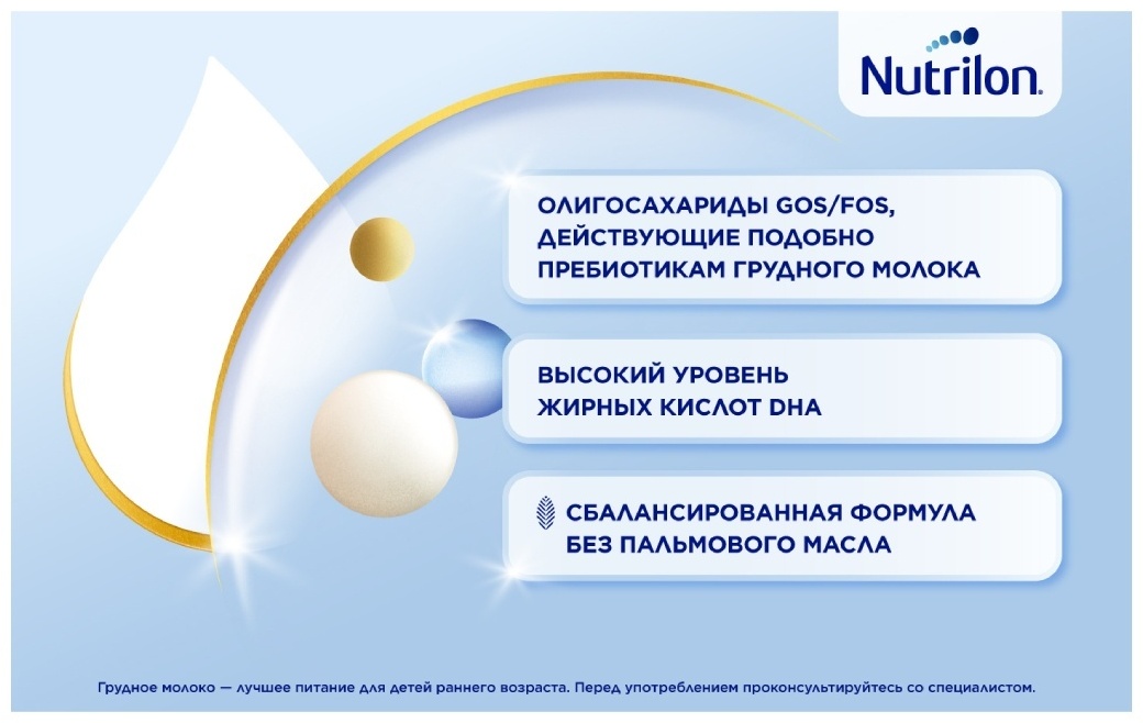 Смесь Nutrilon Premium 1 с рождения, 1200 г