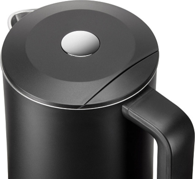 Электрочайник REDMOND KM245 черный, стальной, серебристый