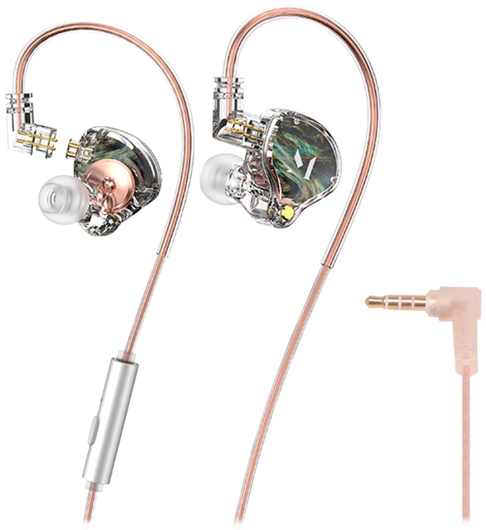 Наушники Music Public Kingdom IEM120M, прозрачные