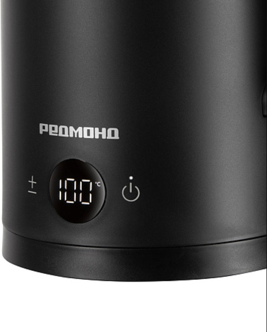 Электрочайник REDMOND KM245 черный, стальной, серебристый