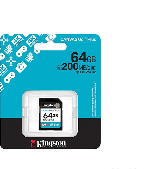 Карта памяти Kingston Secure Digital XC SDG4/64GB 64 Гб