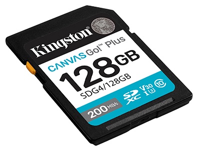 Карта памяти Kingston Secure Digital XC SDG4/128GB 128 Гб