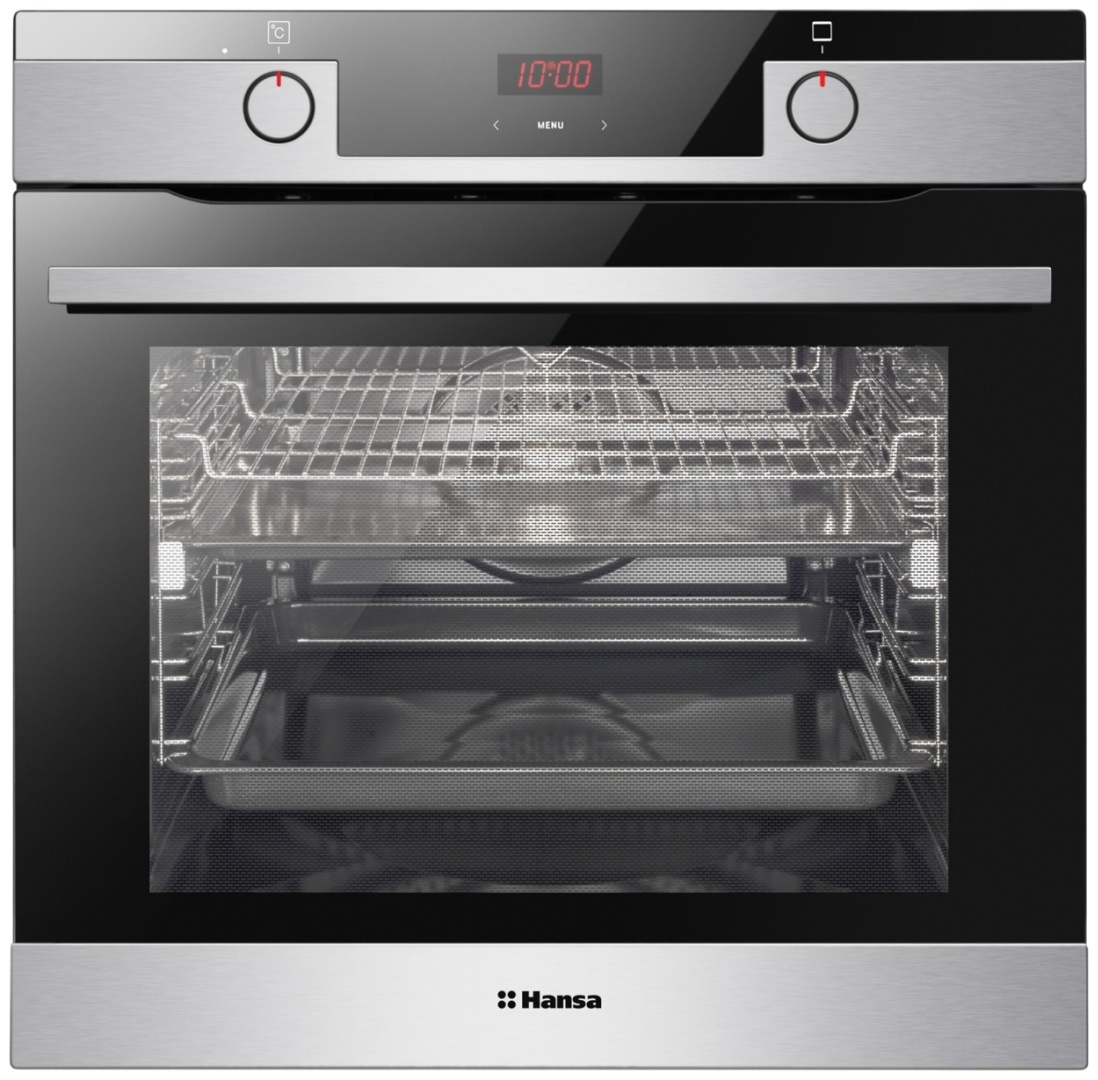 Духовой шкаф Hansa BOEI684097 черный, серебристый