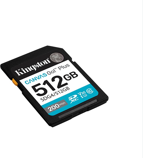 Карта памяти Kingston Secure Digital XC SDG4/512GB 512 Гб