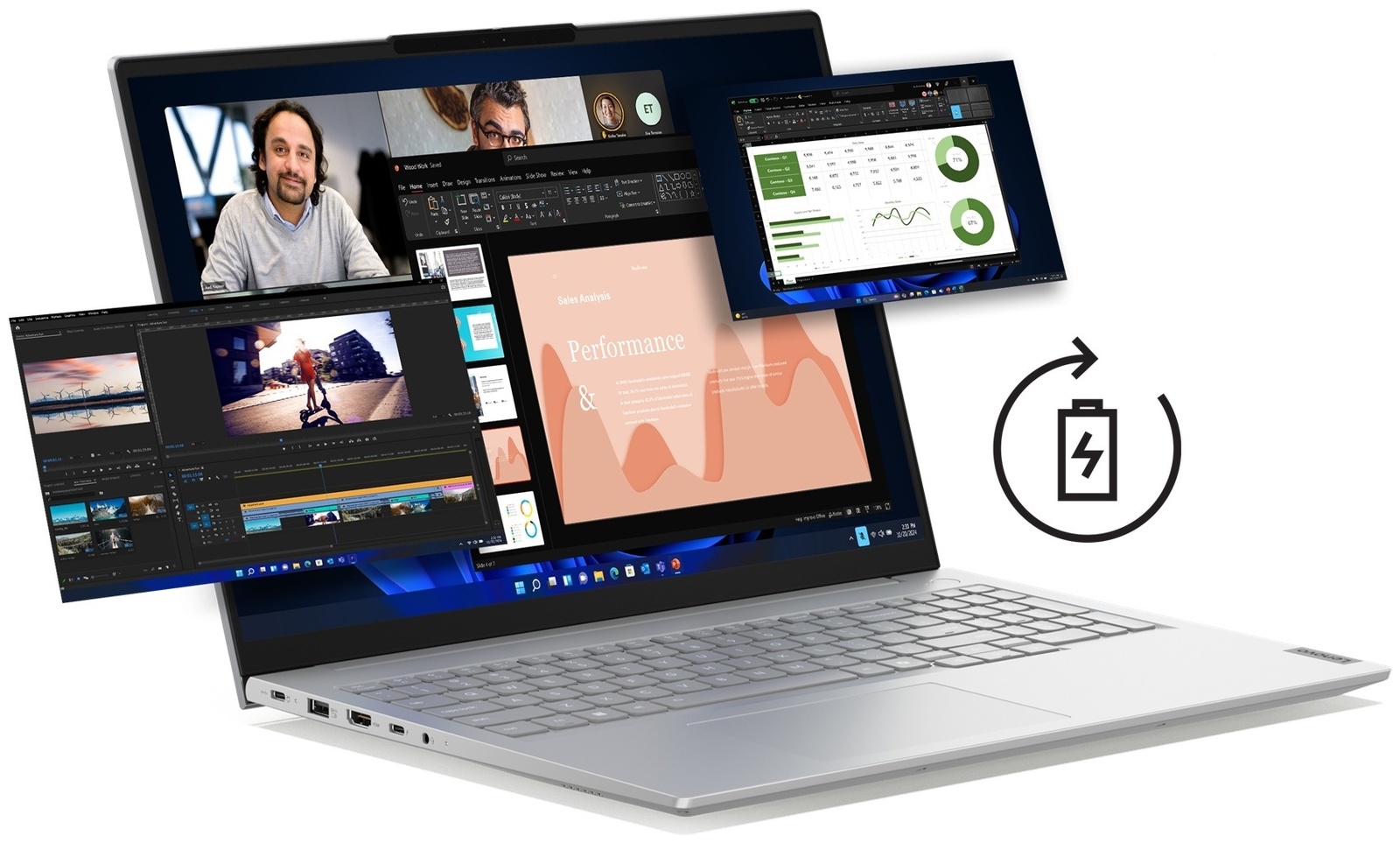 Ноутбук Lenovo ThinkBook 16 G8 16&quot; / 32 Гб / SSD 1024 Гб / Win 11 Pro / 21SK007TRT