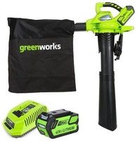 Воздуходувка Greenworks GD40BVIIK4 (2406907UB)