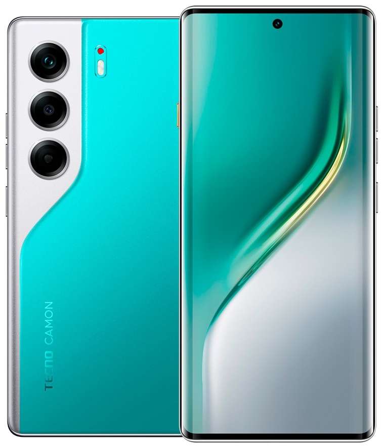 Смартфон Tecno Camon 40 Pro 8/256GB Emerald Lake Green