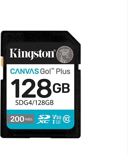 Карта памяти Kingston Secure Digital XC SDG4/128GB 128 Гб
